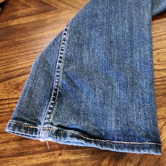 CowGirl Tuff Jeans W 29 L 35 *Like New* "Dark Don't Fence Me In" - Picture 10 of 15